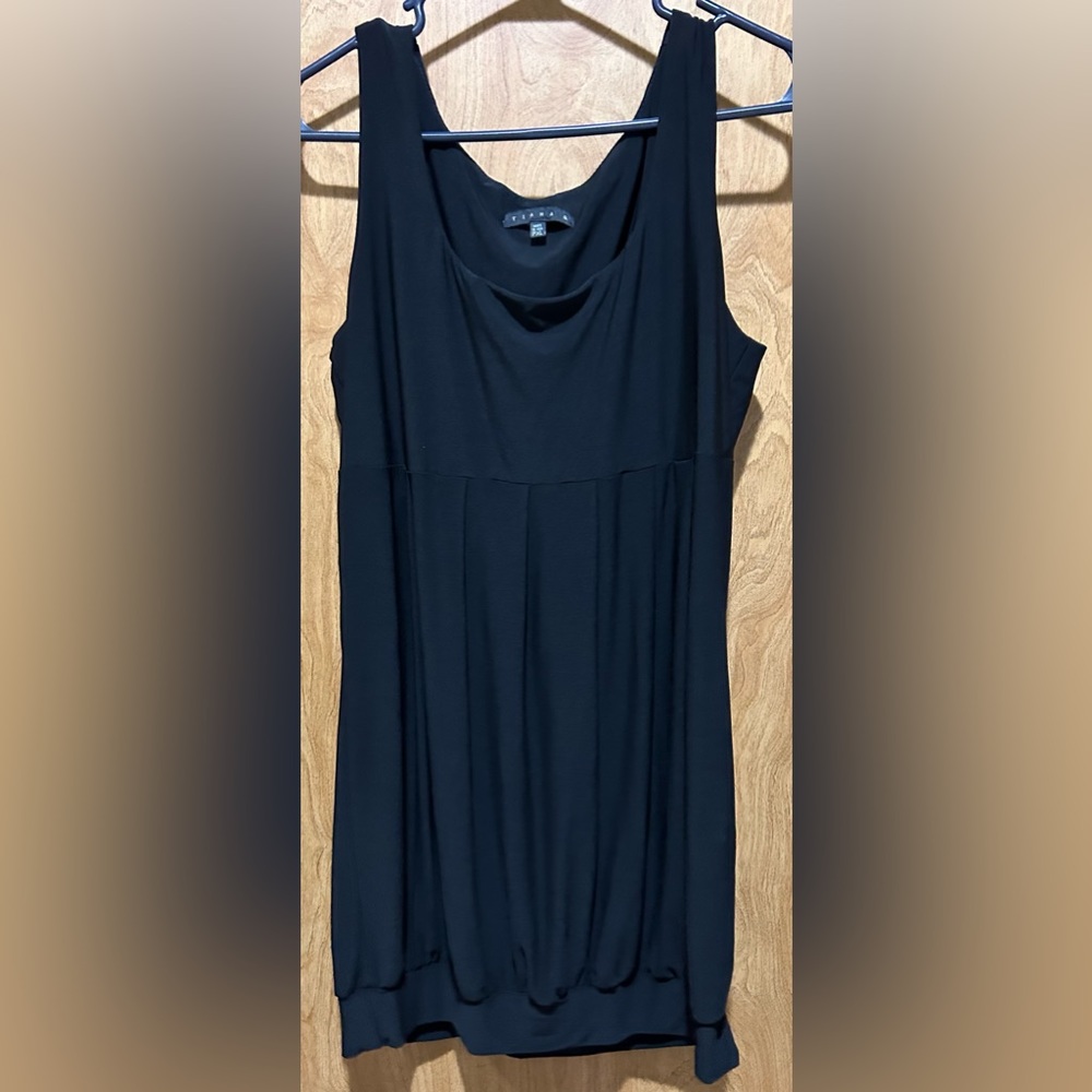 Tiana B Black Balloon Dress. Size PXL